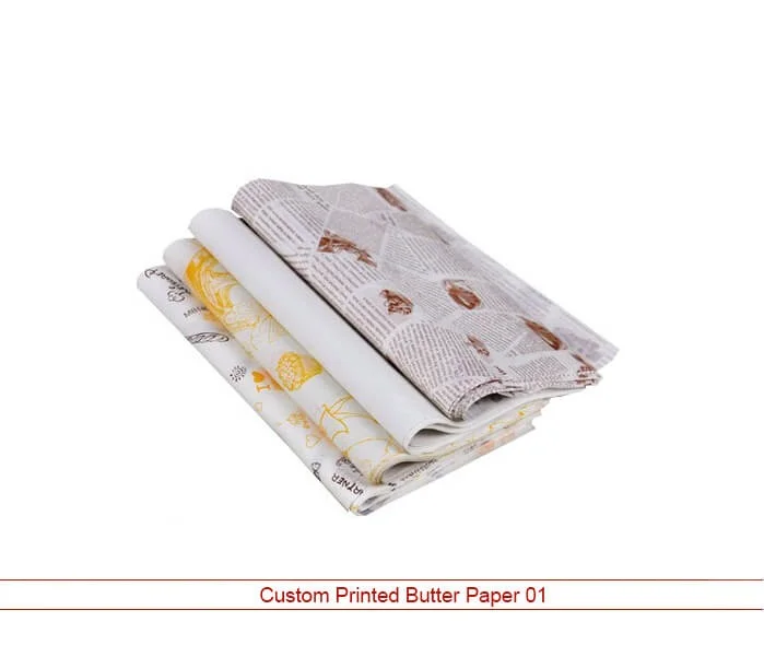 Custom Printed Butter Paper 01