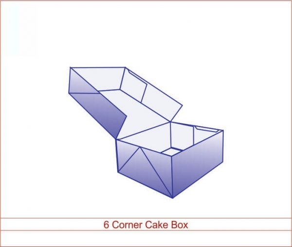 6 Corner Cake Box NYC