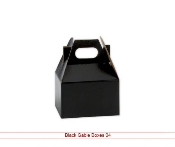 Black Gable Boxes Wholesale