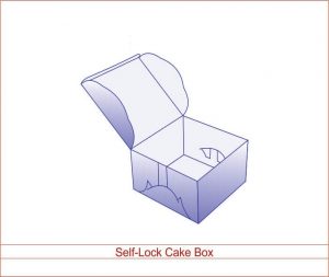 Self-Lock Cake Box 01